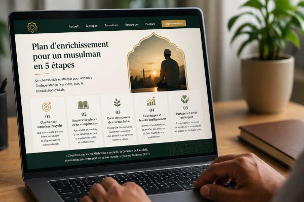 De 0 à 100 000€ halal : plan d’enrichissement pour un musulman en 5 étapes